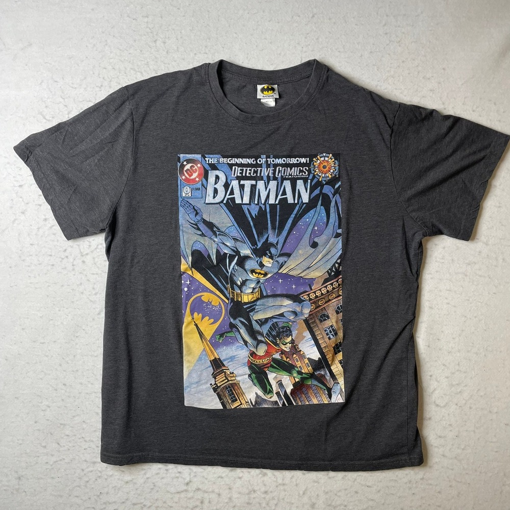 DC Comics Batman Detective Comics‎ Graphic T-Shirt Mens XL Short Sleeve Cotton
